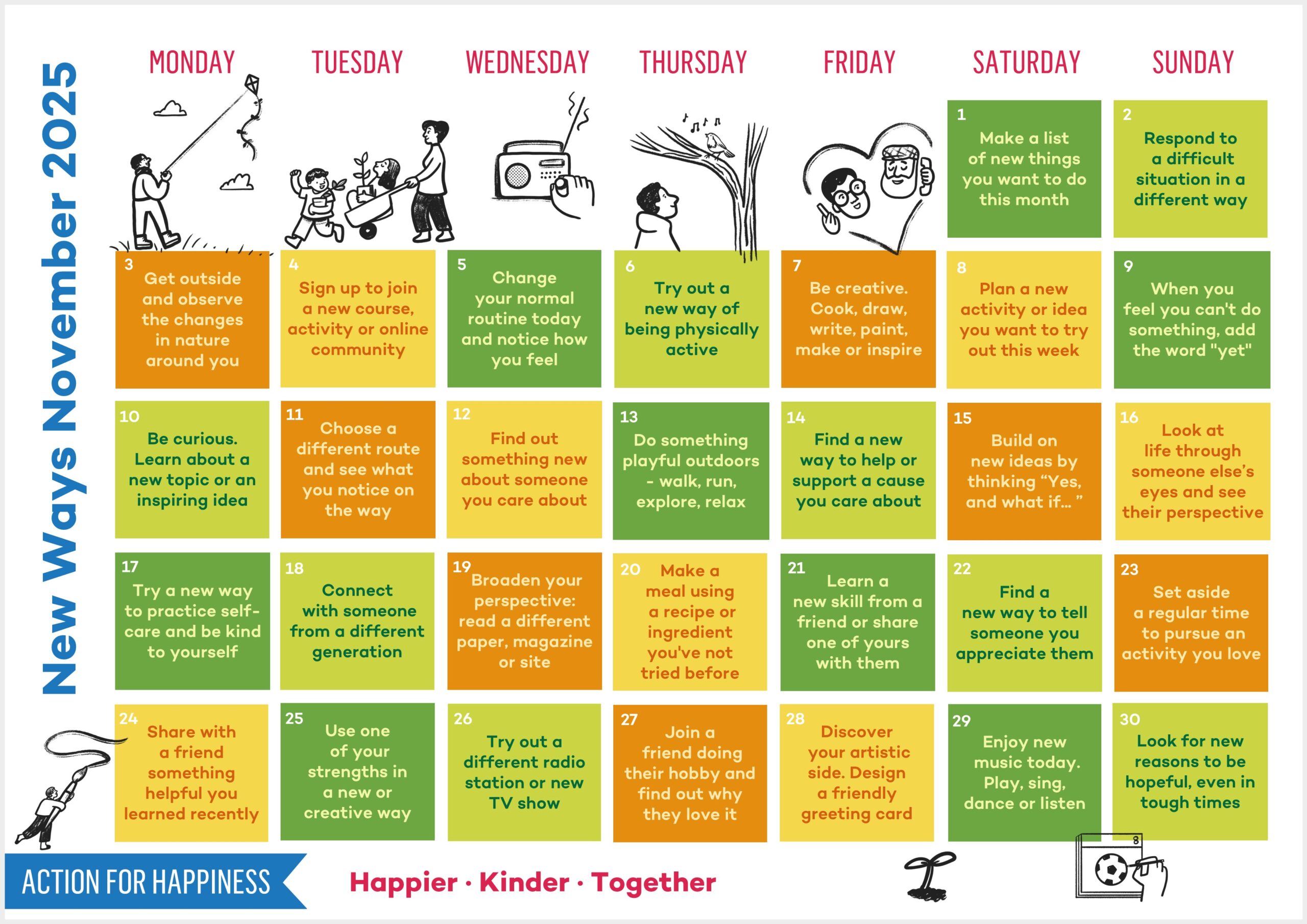 Trying something new helps us